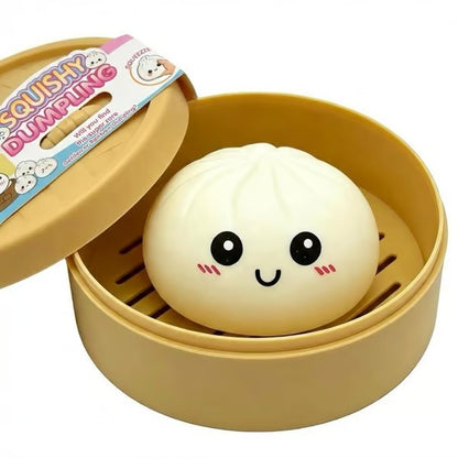 🔥🏆Only $54.99—last day of the sale! Emoji Dumpling Plush Toys—5-Pack Blind Box, Mysecret Bun Finger Toy-JKL
