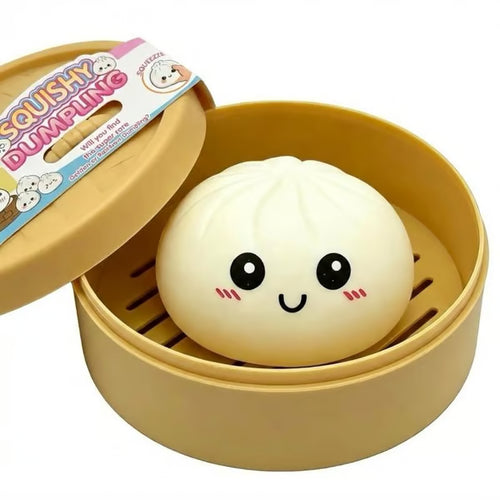🔥🏆Only $54.99—last day of the sale! Emoji Dumpling Plush Toys—5-Pack Blind Box, Mysecret Bun Finger Toy-JKL