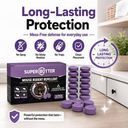 🐭 Natural Pest Repellent Balls (12-Pack) | Mouse, Ant, Spider & Roach Deterrent for Home, Garage & Kitchen-EQ