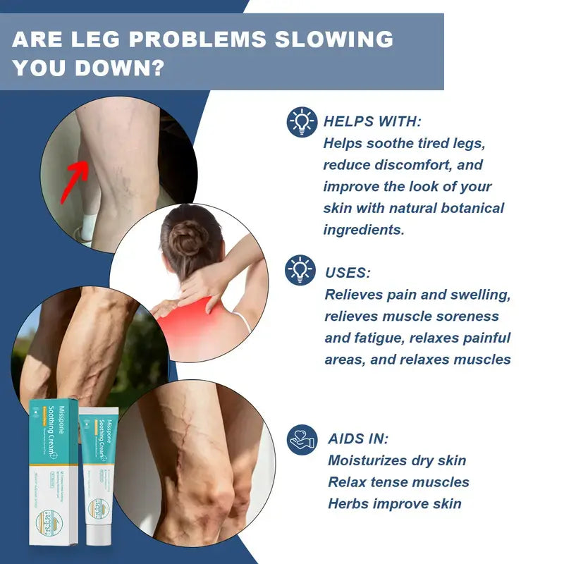 🔥Herbal Leg & Hand Relief Cream for Vein Repair-EV