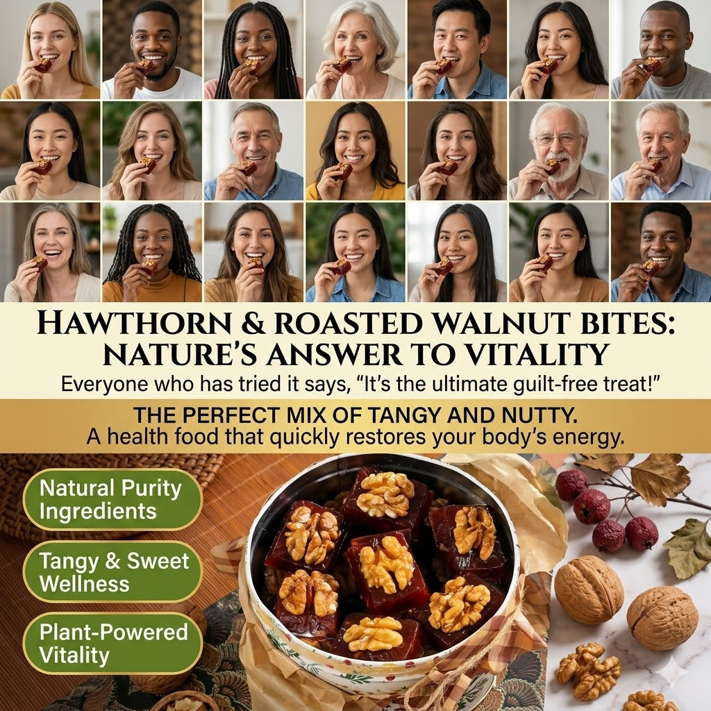🔥Premium Hawthorn & Wild Walnut Anti-Aging Cellular Crisps-EV