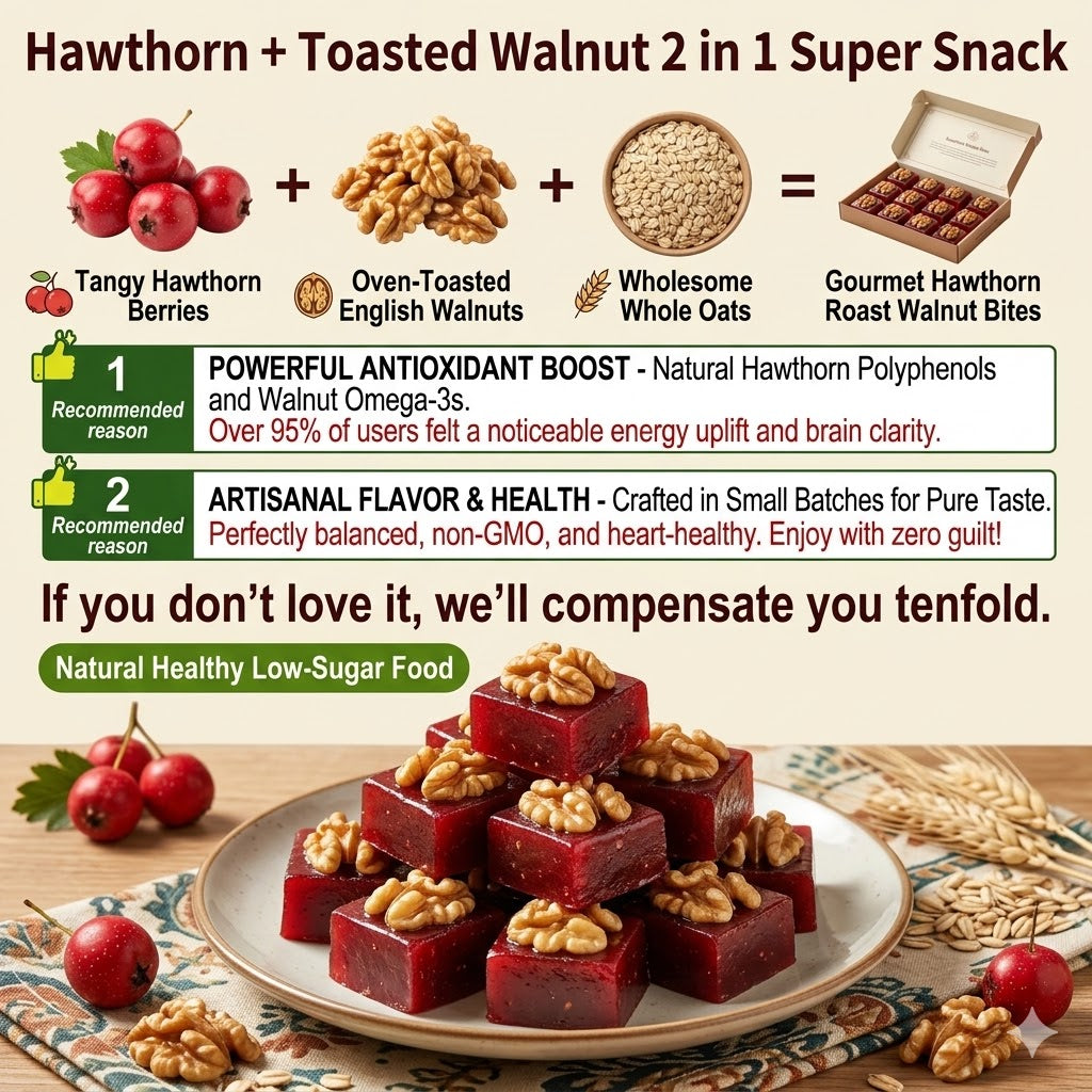 🔥Premium Hawthorn & Wild Walnut Anti-Aging Cellular Crisps-EV