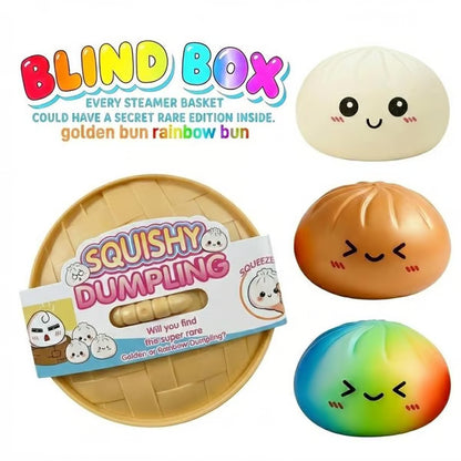 🔥🏆Only $54.99—last day of the sale! Emoji Dumpling Plush Toys—5-Pack Blind Box, Mysecret Bun Finger Toy-JKL