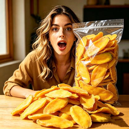 🔥 Pure, Clean, and Guilt-Free. 🌿The Thick-Cut Premium Mango Snack Your Body Will Thank You For.🥭-BP