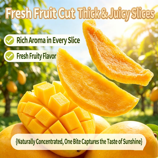 🔥 Pure, Clean, and Guilt-Free. 🌿The Thick-Cut Premium Mango Snack Your Body Will Thank You For.🥭-BP