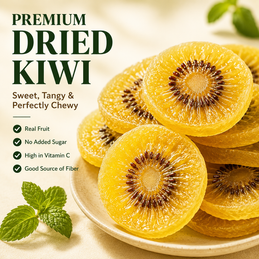 🥝Dried Golden Kiwi Slices – Pure, Natural & No Additives-EQ