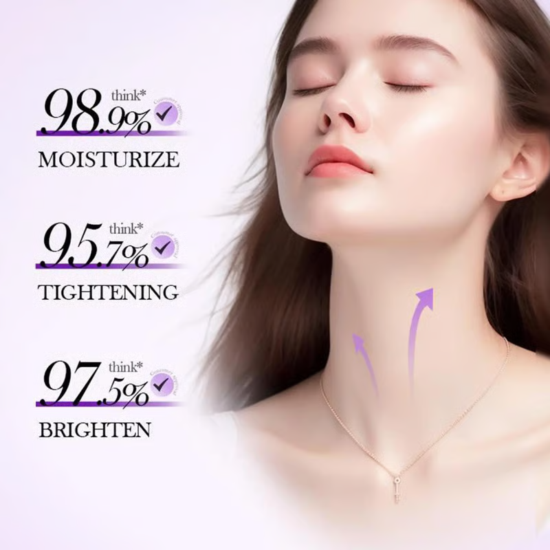 🔥Roller Massage Neck Cream 🧴 Collagen & Hyaluronic Acid | Firms Neck, Reduces Wrinkles & Double Chin-JKL