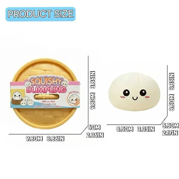 🔥🏆Only $54.99—last day of the sale! Emoji Dumpling Plush Toys—5-Pack Blind Box, Mysecret Bun Finger Toy-JKL