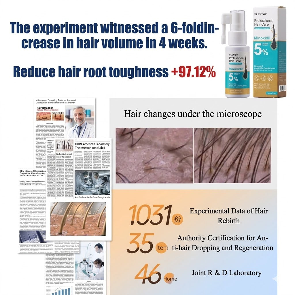 🌿 Minoxidil Keratin Hair Spray 🌱 Herbal Formula ✨ Healthy Hair Care for the Whole Family-EQ