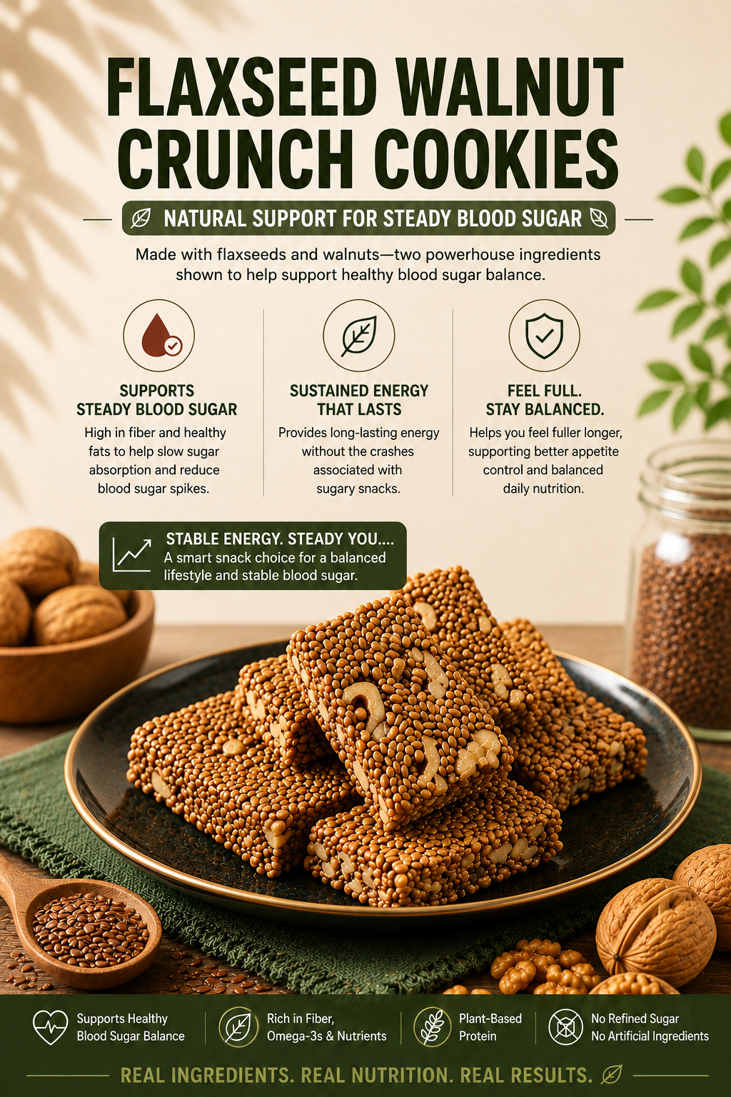 🔥🔥Premium Flaxseed & Whole Walnut Cellular Energy Bites-EV1