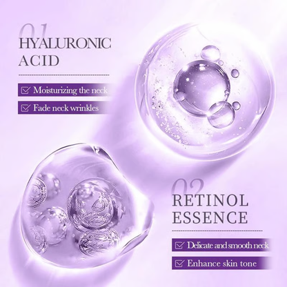🔥Roller Massage Neck Cream 🧴 Collagen & Hyaluronic Acid | Firms Neck, Reduces Wrinkles & Double Chin-JKL