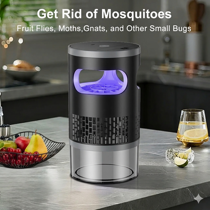 🔥Indoor Insect Trap with Light and Suction Non Zapper Flying Bug Catcher for Mosquitoes Fruit Flies Gnats and Moths for Home Use🎁-JKL