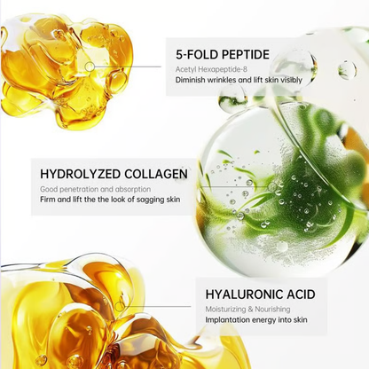 🔥Roller Massage Neck Cream 🧴 Collagen & Hyaluronic Acid | Firms Neck, Reduces Wrinkles & Double Chin-JKL