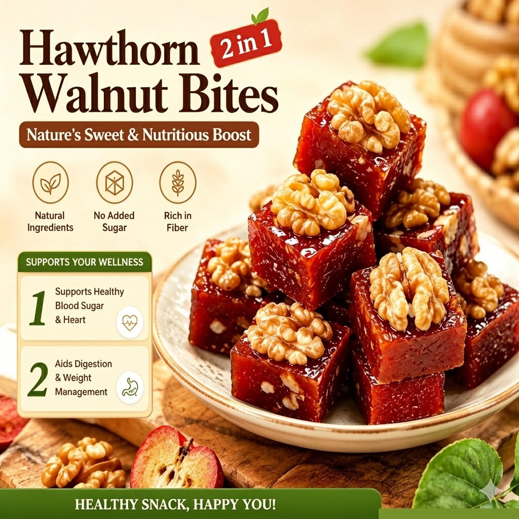 🔥Premium Hawthorn & Wild Walnut Anti-Aging Cellular Crisps-EV