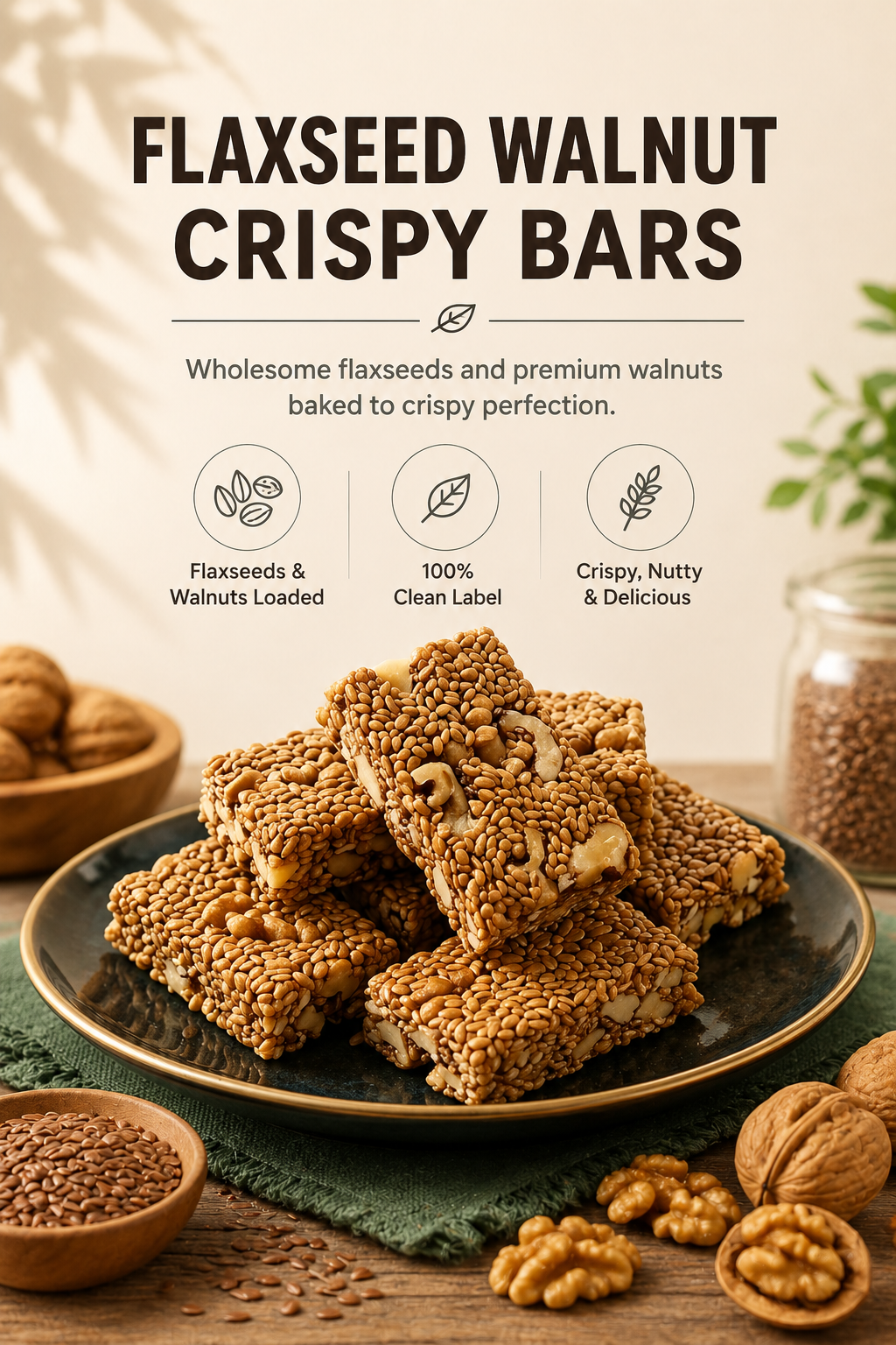 🔥🔥Premium Flaxseed & Whole Walnut Cellular Energy Bites-EV1