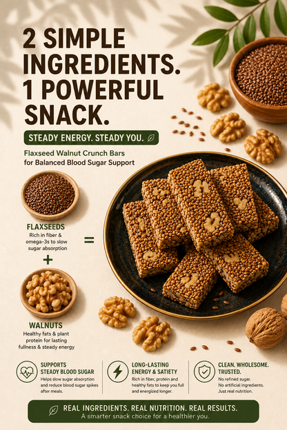 🔥🔥Premium Flaxseed & Whole Walnut Cellular Energy Bites-EV1