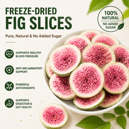 🔥🔥Pure All-Natural Fig Slices: Blood Pressure & Cellular Antioxidant Defense-EV1