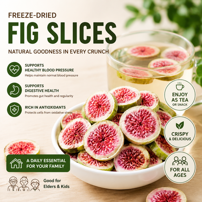 🔥🔥Pure All-Natural Fig Slices: Blood Pressure & Cellular Antioxidant Defense-EV1