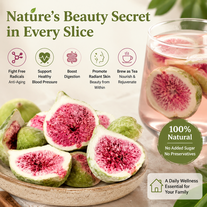 🔥🔥Pure All-Natural Fig Slices: Blood Pressure & Cellular Antioxidant Defense-EV1