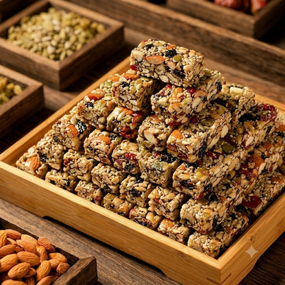 👑❤️‍🔥Certified Organic Nut & Fruit Bar | 🍃0% Added Sugar, 100% Plant-Based Energy-LP