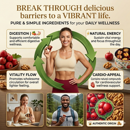 🔥Premium Hawthorn & Wild Walnut Anti-Aging Cellular Crisps-EV