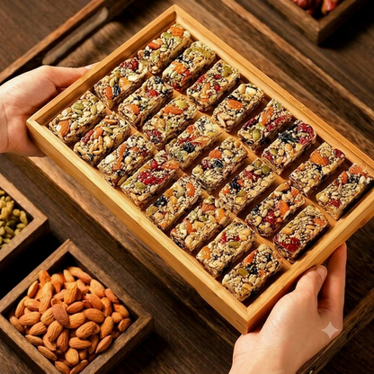 👑❤️‍🔥Certified Organic Nut & Fruit Bar | 🍃0% Added Sugar, 100% Plant-Based Energy-LP