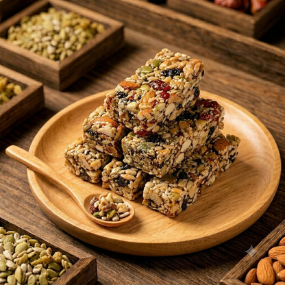👑❤️‍🔥Certified Organic Nut & Fruit Bar | 🍃0% Added Sugar, 100% Plant-Based Energy-LP