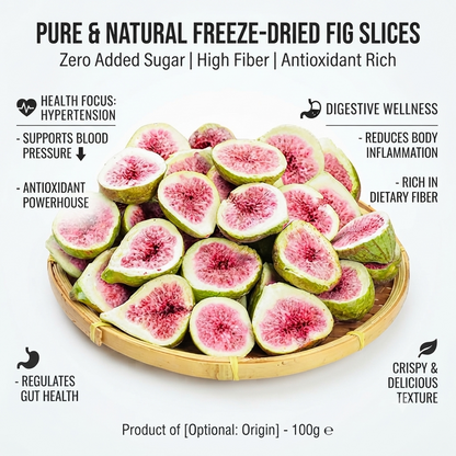🔥🔥Pure All-Natural Fig Slices: Blood Pressure & Cellular Antioxidant Defense-EV1