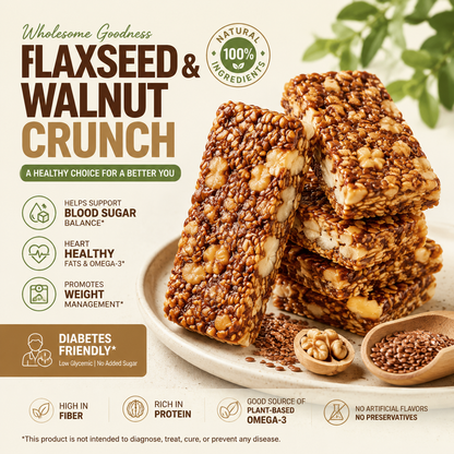 🔥🔥Premium Flaxseed & Whole Walnut Cellular Energy Bites-EV