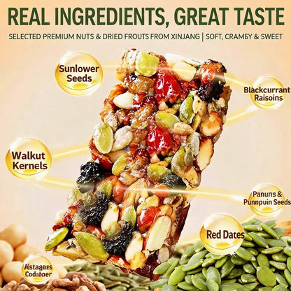 👑❤️‍🔥Certified Organic Nut & Fruit Bar | 🍃0% Added Sugar, 100% Plant-Based Energy-LP