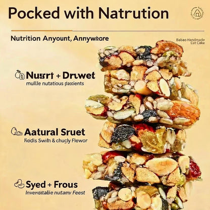 👑❤️‍🔥Certified Organic Nut & Fruit Bar | 🍃0% Added Sugar, 100% Plant-Based Energy-LP